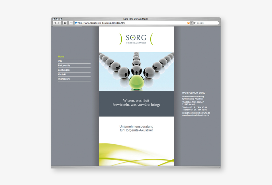 sorg-website